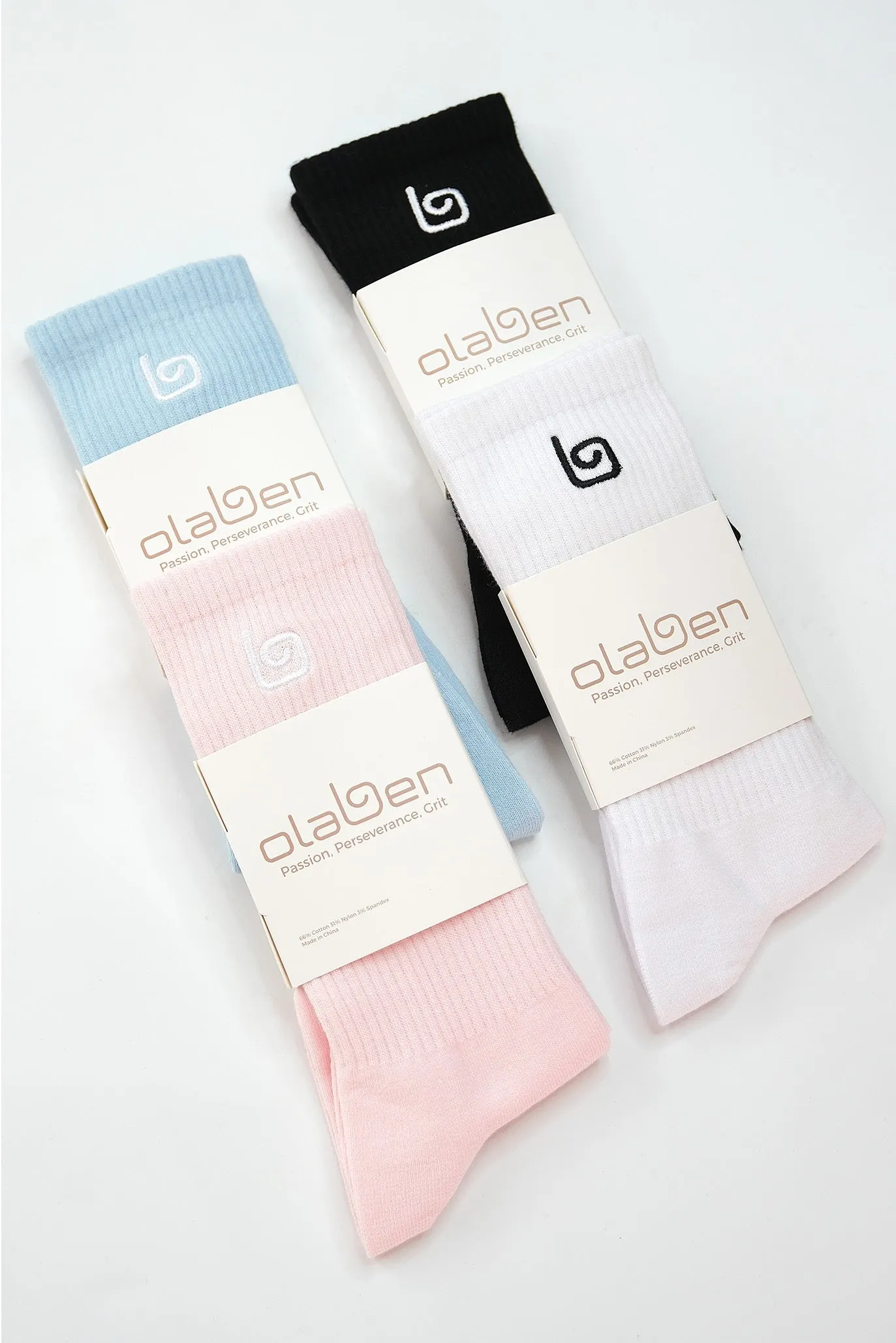 Comfort Crew Socks - Black