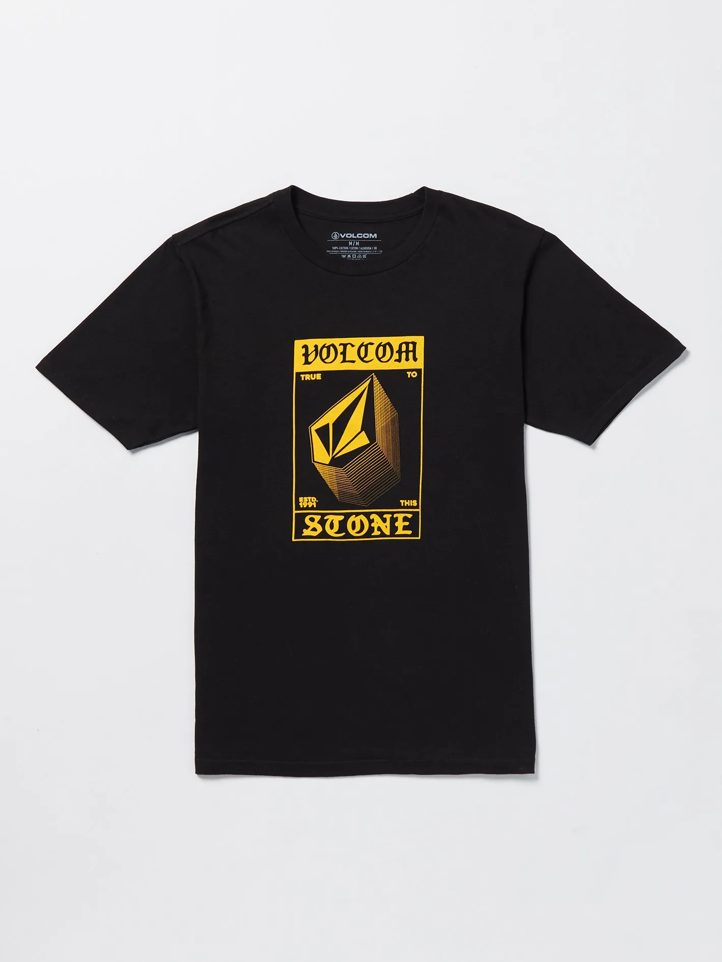 Explicit Stone Short Sleeve Tee - Black