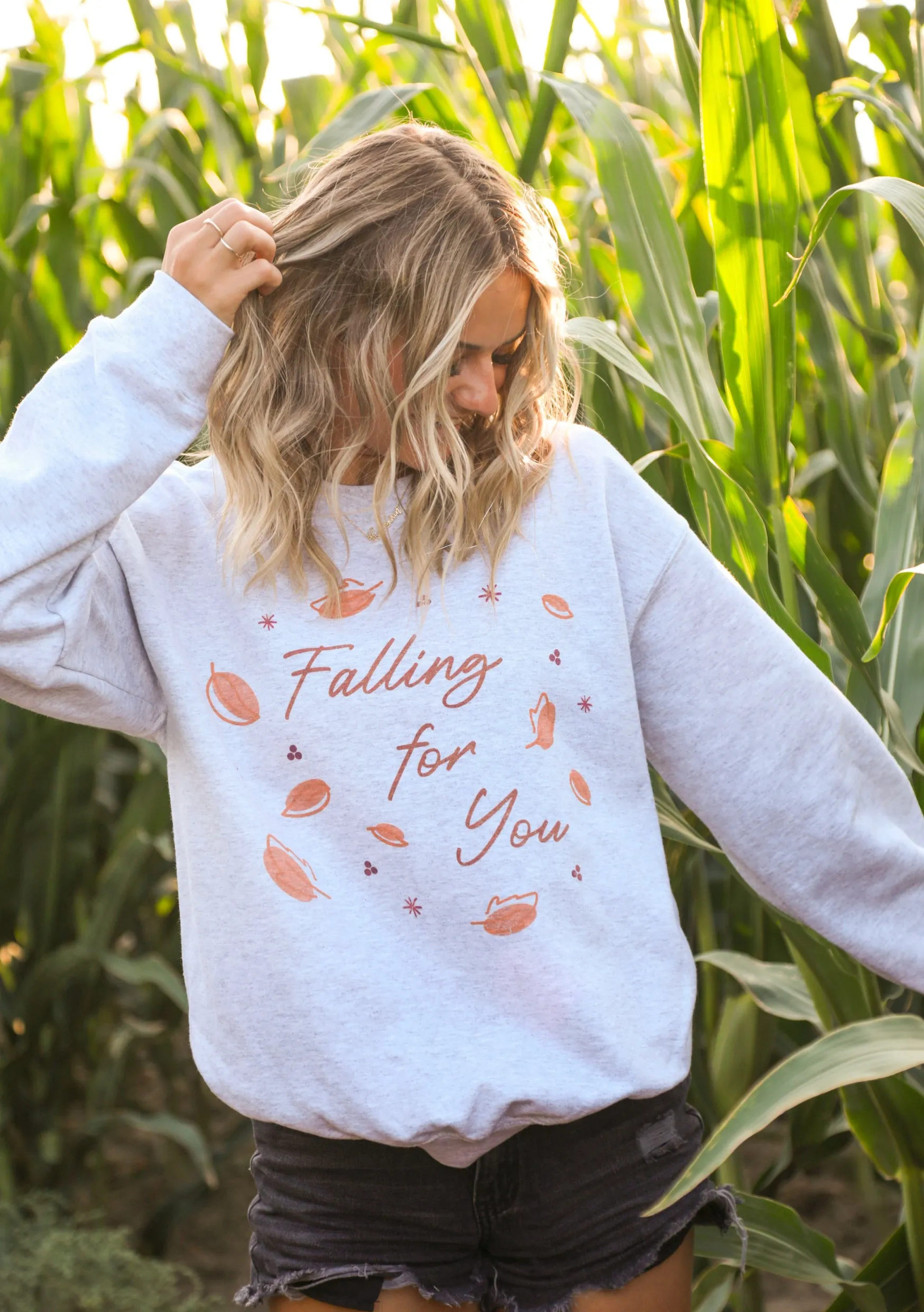 Falling For You Crewneck
