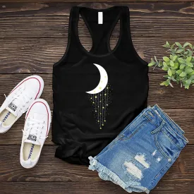 Falling Stars Moon Women's Tank Top