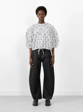 Gambit Blouse Horse Head Stripes