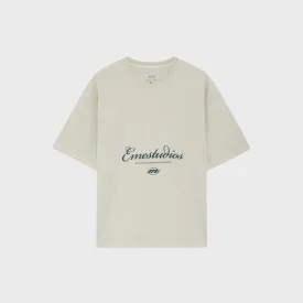 Main Street Off Sand Oversized Tee