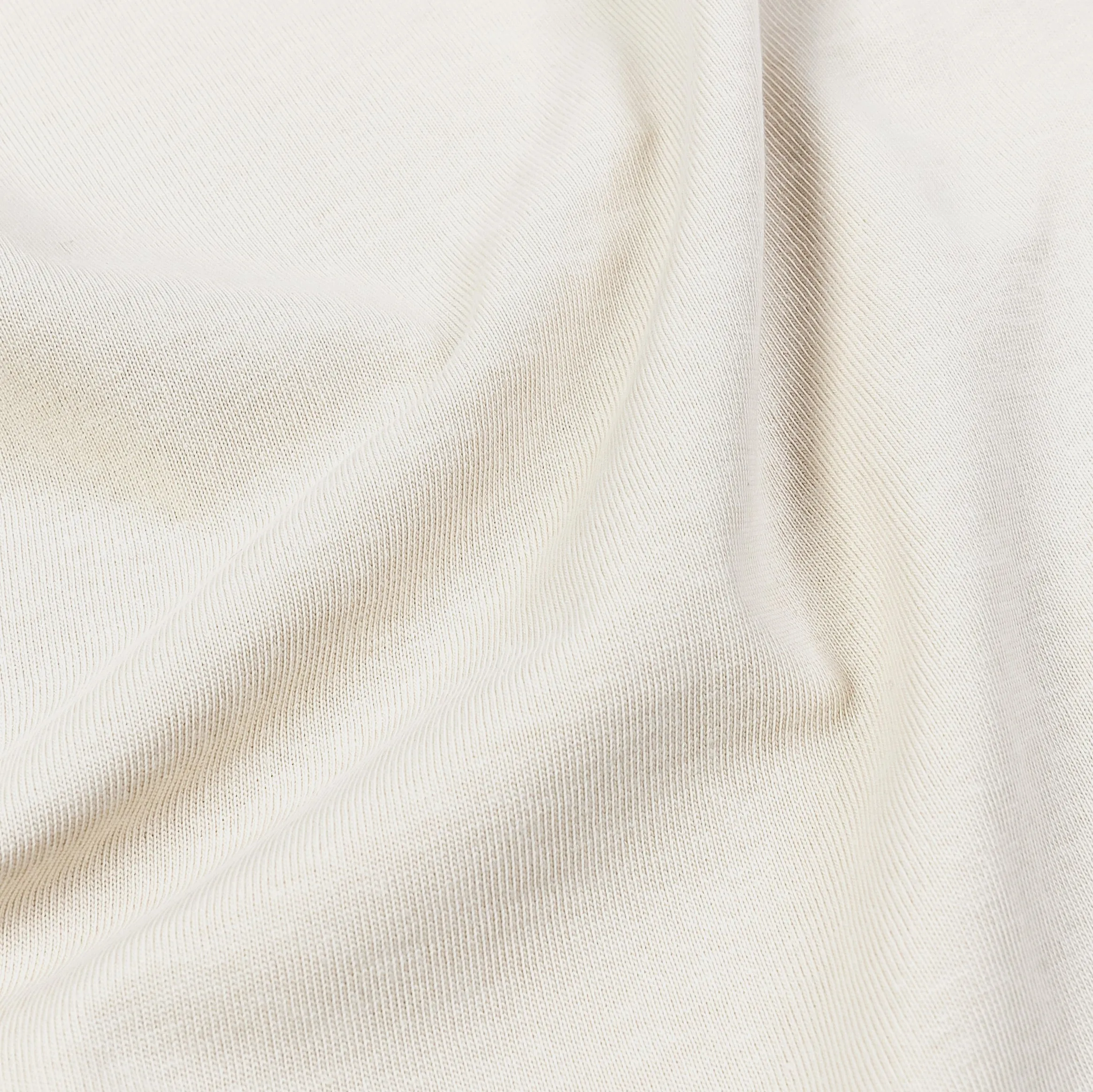 Solid Novelty Mens Short Sleeve Shirt (Off White)