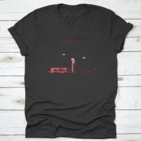 St. Petersburg Skyline Pinellas County Florida, Usa Trendy Shirt