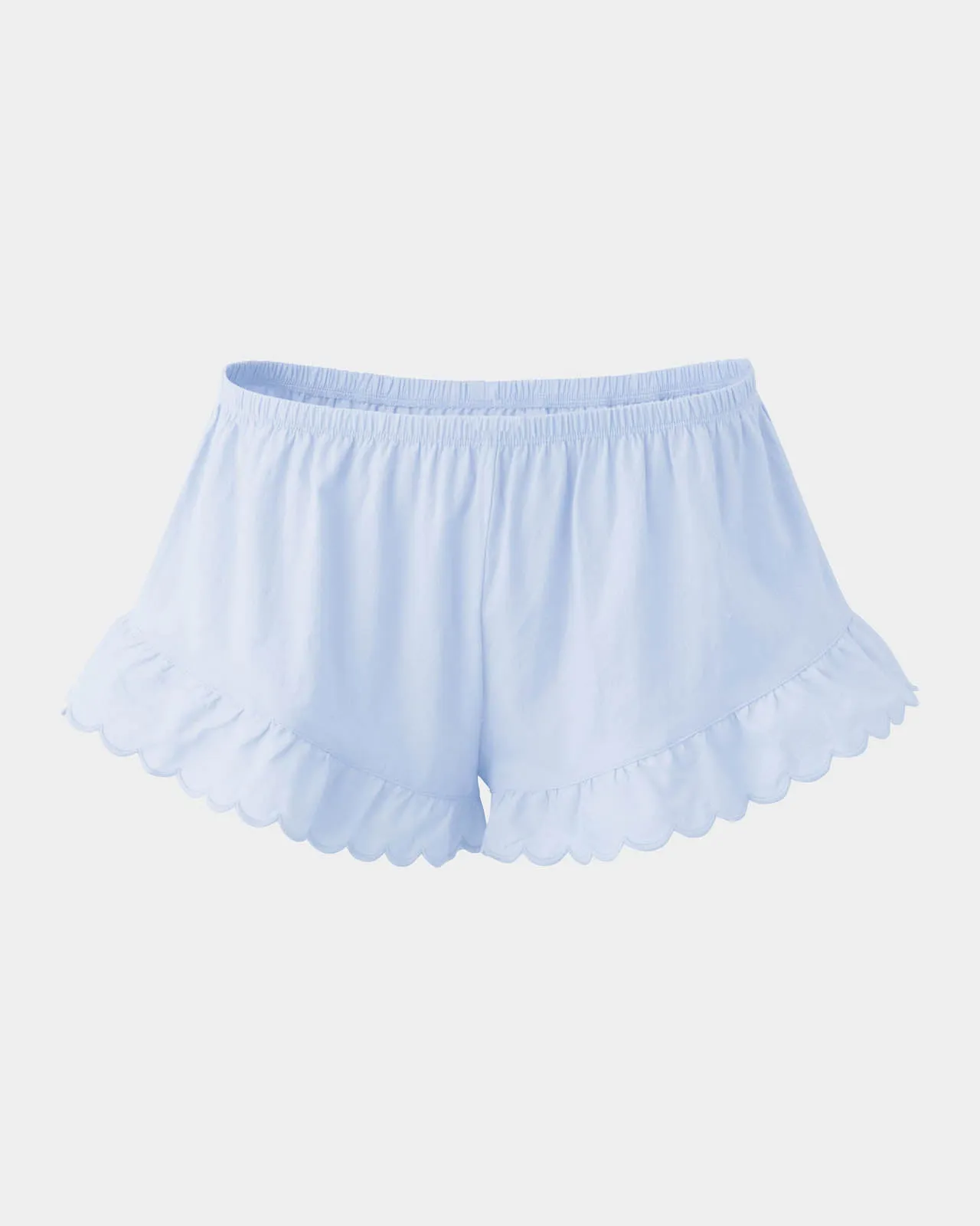 Sweet Solstice Scallop Linen Short