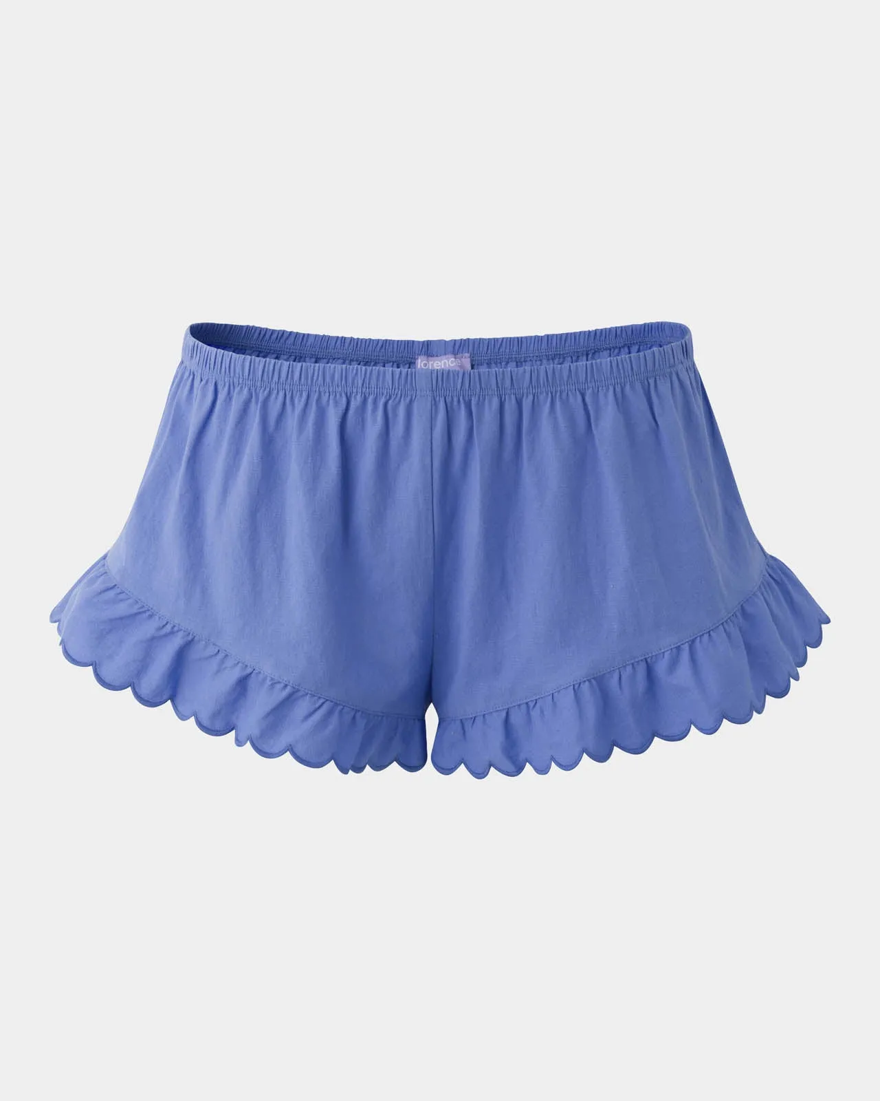 Sweet Solstice Scallop Linen Short