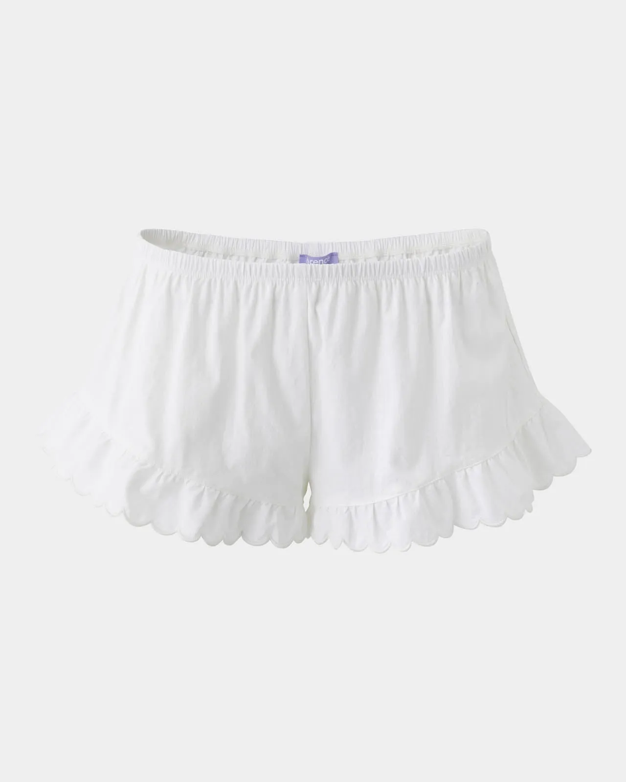 Sweet Solstice Scallop Linen Short