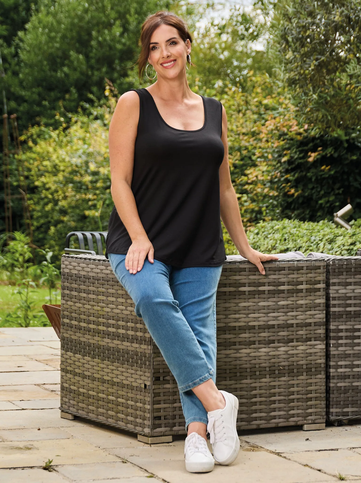 Tara Jersey vest - Black