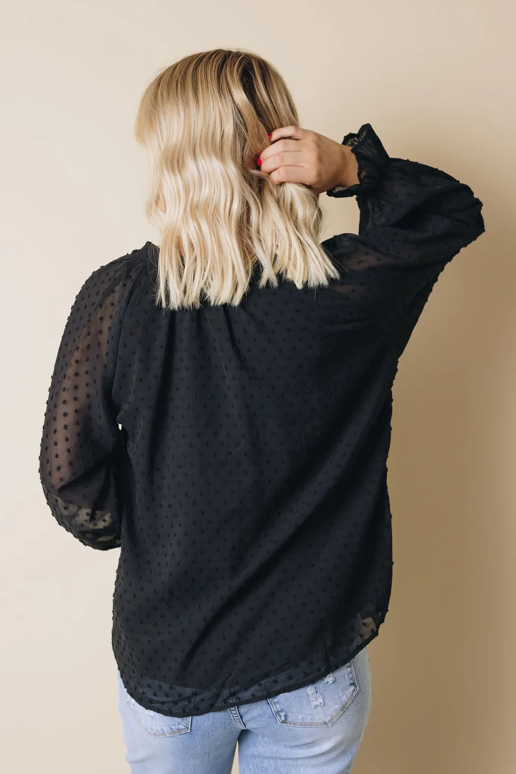 Tuesday Button Swiss Dot Shirt