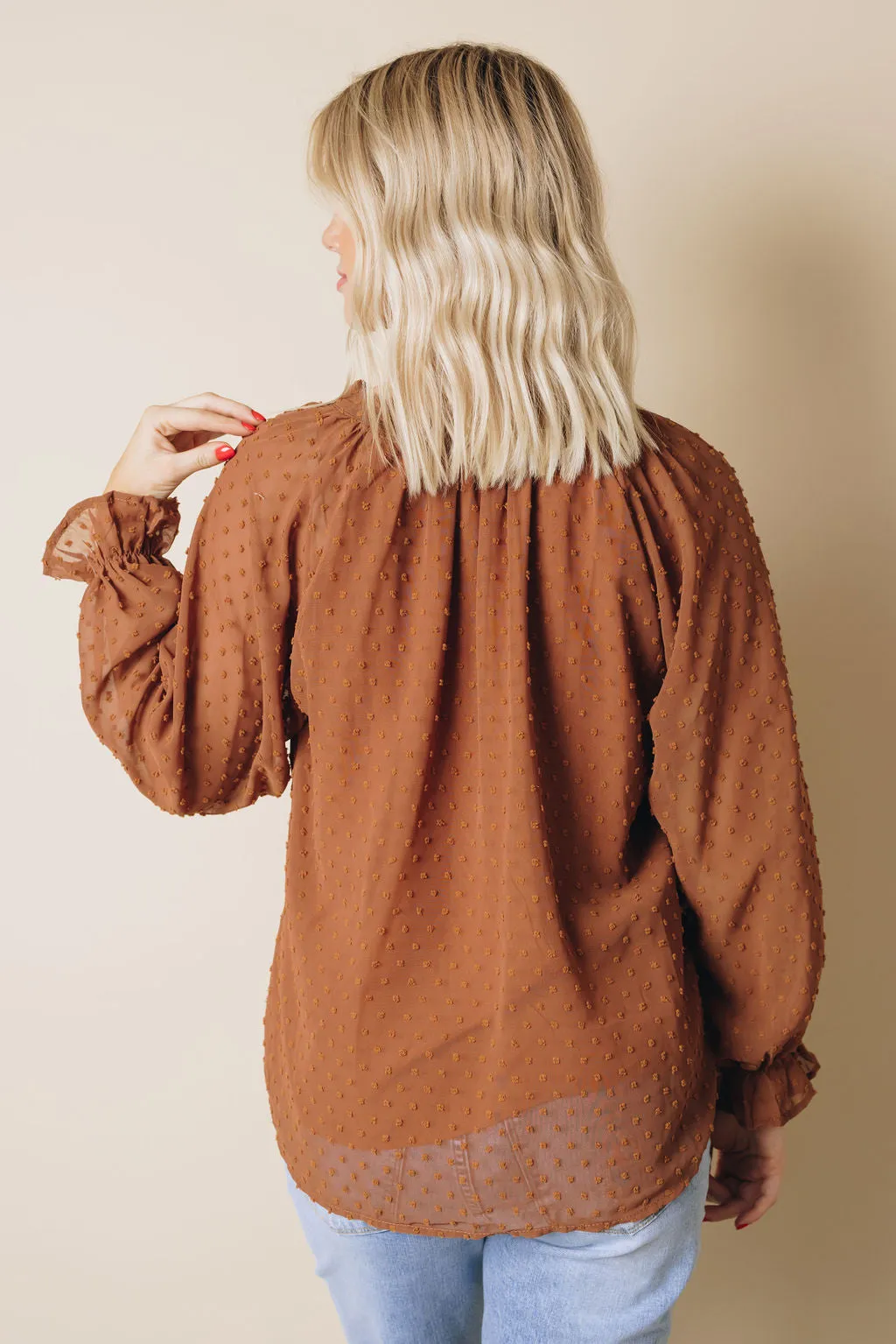 Tuesday Button Swiss Dot Shirt