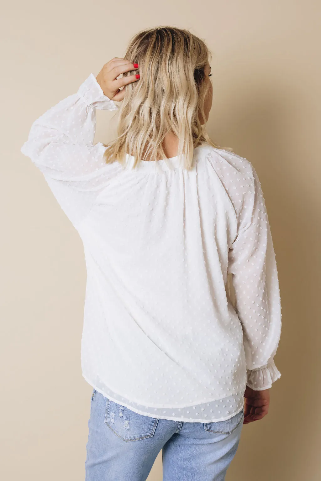 Tuesday Button Swiss Dot Shirt