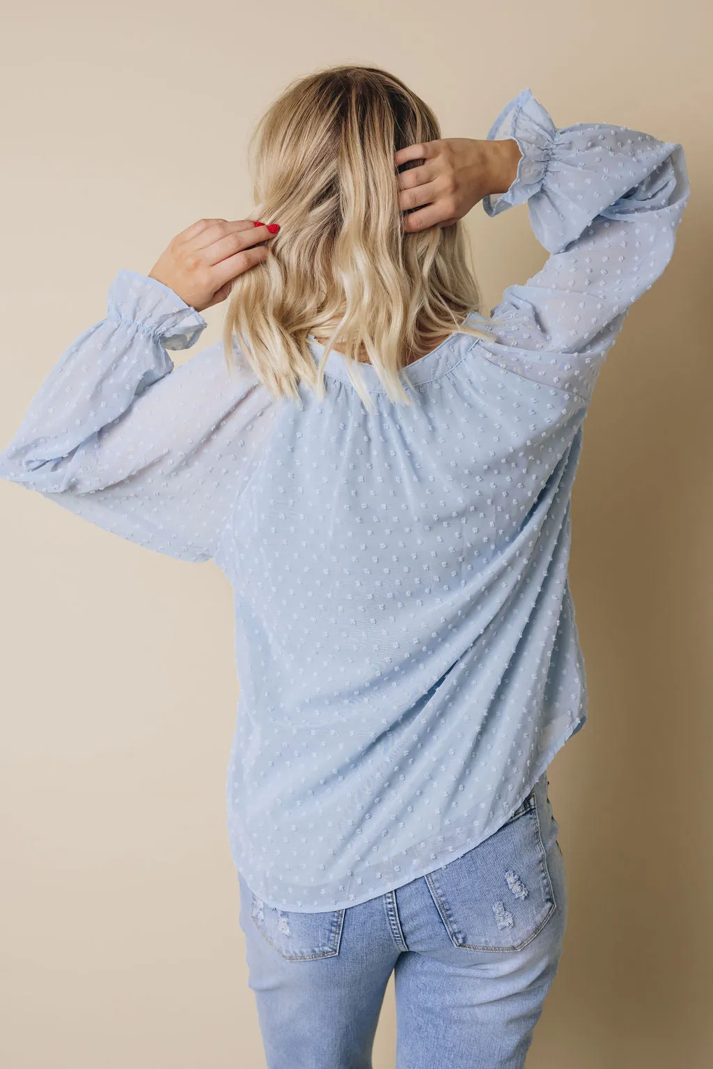 Tuesday Button Swiss Dot Shirt
